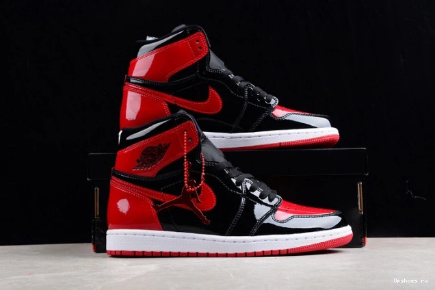 555088-063 High Patent” Jordan “Bred Air OG 1 0718